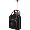 Cabin Max Vela - Borsa da viaggio 40 x 30 x 20 cm, 24 l, compatibile con Wizz Air, borsa da viaggio, Nero con le ruote, 40 x 30 x 20cm