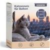 KORERPALL Rete per Gatti Balcone, Rete Balcone Gatto 10 x 3 m, Rete Anti Uccelli, anti piccioni, Rete Gatti，Colore Trasparente, Tenacia Nuovo Materiale Antietà, Protezione Piscina, Maglia Quadrata