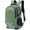 BAGZY Zaino Trekking Uomo Donna Zaino da Viaggio Idrorepellente 32 L con Airback E Fascia Pettorale per Sport All'aria Aperta Viaggi Campeggio Escursionismo Ciclismo 47x34x20 cm (Verde)