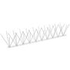 HS Hygiene System Dissuasori Piccioni 50 cm divisibili, 80 Spilli Inox con base policarbonato, apertura 10 cm | Scaccia uccelli, colombi, gabbiani Balcone Tetto Finestre (3 metri)