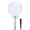 Spetebo LED a energia solare, sfera luminosa, lampada sferica, luce bianca calda, lampada solare da giardino, a energia solare, sferica 30 cm