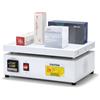Hanchen Macchina per imballaggio in cellophane Macchina di sovrapposizione manuale Macchina per sigillare a caldo da banco per film BOPP Profumi Cosmetici Scatola per poker PVC (200×300 mm)
