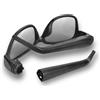 Generic MP Shades Occhiali da sole con nascondiglio, occhiali da sole con scomparto segreto in entrambe le aste, protezione UV400, occhiali da spiaggia, gadget segreto
