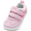 STQ KIDS Scarpe Barefoot Bambini Suola Zero Drop Punta Larga Ginnastica Bambina Bambino Antiscivolo per Primi Passi Asilo/Scuola/Gioco Beige 21 EU/I4