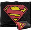 LOGOVISION Coperta super morbida al tatto con logo SUPERMAN, 152 x 127 cm