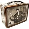 AQUARIUS Elvis TV Fun Box - Robusta scatola di latta con manico in plastica e copertina frontale in rilievo, prodotto con licenza ufficiale Elvis e regalo da collezione