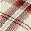 Catherine Lansfield Kelso Red Lenzuolo con angoli e federa bianca 120x200+50x80