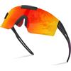 Aullwyr Occhiali Ciclismo Uomo Veloci Occhiali da Sole Uomo Donna Polarizzati UV400 per Sportivi Running Bici Mountain Bike Sci Moto