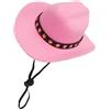 Shenrongtong Cappello da cowboy per cani, cappelli da cowboy per cani, cappelli per gatti, costumi di Halloween per cuccioli, comoda decorazione per feste per animali domestici, per l'estate, passeggiate