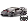 JAMARA 402112 Lamborghini Sesto Elemento 1:14 con Licenza Ufficiale 2,4 GHz, Interno Fedele ai Dettagli, verniciatura Originale, Auto radiocomandata, Grigio