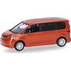 Herpa Modellino VW Multivan, arancione energetico metallizzato, scala 1:87, pezzo da collezione, Made in Germany, modello in plastica