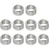 PATIKIL M6 Distanziali in Acciaio Inossidabile, 10pz Distanziatore Metallico Acciaio Inossidabile 6,1mm ID x 8mm OD x 4mm L Stainless Steel Spacer Vite Rotondo per 1/4 M6 Bulloni a Vite