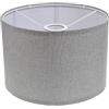 bangminda 30 cm Paralume in Lino Paralume da Tavolo Rotondo Paralume per Lampade da Tavolo Paralume in Tessuto per Lampada Terra Paralume Paralume Ricambio Lampade Sospensione Lampade Comodino E27 (Grogio)