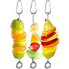 Suplklz Gabbia per uccelli, mangiatoia per pappagalli, frutta, verdura, mangiatoia per uccelli, mangiatoia per foraggiamento, giocattolo per pappagallini, parrocchetti, ara