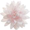dekora - Fiore Gigante Commestibile in Ostia 12,5 cm - Dalia Rossa - Senza Glutine - Decorazioni per torte per compleanni, matrimoni, battesimi e comunioni