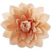 dekora - Fiore Gigante Commestibile in Ostia 12,5 cm - Dalia Beige - Senza Glutine - Decorazioni per torte per compleanni, matrimoni, battesimi e comunioni
