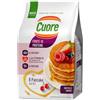 Cuore - Pancake fonte di proteine. Confezione da 8 pancake soffici e dorati. Con Olio Cuore e Vitamina B1. Ideali per Colazione e Merenda