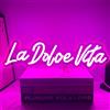 RuCvixkt La Dolce Vita Targa neon per decorazione da parete, idea regalo per matrimoni, feste e compleanni, pratiche luci al neon a LED per la decorazione della casa