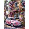 EOBROMD 5D Diamond Painting Kit Completo Auto, Fiori Pittura Diamante FAI DA TE, Nuova Vita Diamond Painting Adulti, Strass Ricamo a Punto Croce Painting per Decorazione Casa 30x40cm