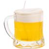 ibasenice Boccale di birra, mini candela, per matrimonio, mini bicchieri da degustazione, per uomini, mini brocche di birra, per feste, idea regalo, piccolo bicchiere da birra