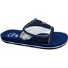 de fonseca Ciabatte Uomo estive da spiaggia leggere con Fascia a Strappo regolabile suola anatomica Antiscivolo, Blu