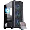 Tiburcc Computer Gaming PC 4xFan AMD Ryzen 7 5700X - RTX 5060Ti 16GB - M.2 1TB NVMe - Ram 32GB DDR4 - B550 - WiFi - Bluetooth - Air cooled - Windows 11