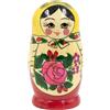 rukauf Semenovskaya Matryoshka Babushka Matryoshka 5 Bambole di 11 cm - Bambola di legno Матрёшка rospis