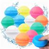 EQARD Palloncini D'acqua Riutilizzabili 12PCS Gavettoni Acqua Autosigillanti Non Magnetico Silicone Prova di Perdite Bombe Acqua Riempimento Rapido in Un Secondo Giocattoli D'acqua Borsa a Rete Inclusa