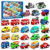 MUXIWOM 25 Pezzi Macchinine per Bambini Set, Mini Macchinine Giocattolo, Macchinina Bambino Giocattolo a Frizione, Pull Back Cars, Regalo per Bambino di 2 3 4 5 6 7 8 Anni