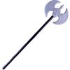 Inception Pro Infinite Ascia Barbaro - Barbarica - Doppia Lama - Tridente - Teschio Grigio - Smontabile - 47 cm - Accessori - Travestimento - Halloween - Carnevale - - Adulti - Idea regalo natale compleanno