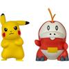 Pokémon Battle Figure First Partner 2 Pack - 2 pollici Fuecoco e Pikachu Battle Figure con dettagli autentici