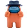GIMSS Toys Figuras compatibles con Among US Figuras de Acción en Caja Expositora 5 x Surtido de Figuras Coleccionables 18cm (Sombrero naranja)