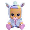 CRY BABIES Dressy Fantasy Jenna, bambola interattiva che piange vere lacrime con capelli acconciati, vestiti e accessori indossabili, giocattolo e regalo per ragazzi e ragazze, multicolore