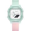 Alienwork Kids Orologio Digitale Bambini Ragazze Verde Bracciale in Silicone Multicolore Calendario Data-Mese Bianco Cronografo Multi-funzione Sport