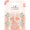 invisibobble Clipstar S Pearly Flower (4 pezzi) - Piccoli fermagli per capelli con fiore di perla, per donne, ragazze e capelli sottili, fermagli dorati per acconciature eleganti