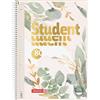 BRUNNEN Blocco universitario Premium Student Bloom, A4, 80 fogli / 160 pagine, rigatura 27