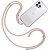 TBOC Cordino Catenella Laccio Strap Porta Cover [Pesca] per Telefono Cellulare da Collo - Tracolla Catenina con Cordini da Phone Cellulari Telefoni Accessori Universale Laccetti Donna Uomo