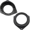 AERZETIX - C11573 - Set di 2 adattatori/supporti per altoparlanti 100/120mm - compatibile con Alfa Romeo Mito, Citroën Nemo, Fiat Bravo II, Opel Zafira A, B, Astra H, Corsa D, Vivaro A, Peugeot Bipper