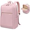 GOLF QUALITY Zaino Porta PC Donna,Zaino per Computer da 15.6 Pollici Notebook,Laptop Backpack Impermeabile da Donna per Scuola,Rosa Balletto