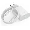 Gzdxzb iPhone Caricatore, 20W USB C Rapido Alimentatore, Certificato MFi Caricabatteria Presa per iPhone 17/16/16 Plus/16Pro/16 Pro Max/15/iPad Air/AirPods, Caricabatterie Con 2M Cavo di Ricarica Type-C to C