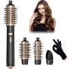 Oskuglin Spazzola Rotante per Capelli, Air Styler 3 in 1, Spazzola Ad Aria Calda, Spazzola Asciugacapelli, Spazzola Elettrica per Capelli Spazzola Lisciante Ferro Arricciacapelli ad aria Calda (Nero)