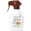 Omia - Spray Solare Protettivo SPF20 Viso e Corpo con Olio di Argan del Marocco, Protezione Solare Bassa, Per Pelli Moderatamente Scure e Olivastre, Flacone da 200 ml