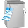 Bomann® Frigorifero con congelatore | frigorifero piccolo con capacità utile 120 l | raffreddamento 107 l & congelatore 13 l | Fridge con 3 ripiani per porte e 2 ripiani in vetro | battuta porta