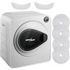 Green Blue GB405 - Asciugatrice elettrica 830 W, fino a 3 kg, adatto per vestiti, autoportante o a parete, cinque programmi di asciugatura (asciugatrice + 2 set di filtri)
