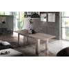 Dmora Tavolo allungabile Nanni, Consolle allungabile Fino a 10 posti, Consolle Estensibile 100% Made in Italy, cm 140/190x90h75, Olmo Perla