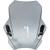 XYUOIS Moto Pare-brise Compatibile con Benelli per Leoncino 250 2020-2023 per Leoncino 500 2016-2023 per Leoncino 800 2022-2023 Parabrezza per Moto Parabrezza(Light Grey)