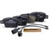 BESTPRICE Set pastiglie freno asse posteriore, Pastiglie freno posteriore, 4 pezzi, Compatibile con ALFA ROMEO MITO (955_); FIAT BRAVO II (198_), MULTIPLA (186_), STILO (192_); LANCIA DELTA III (844_)