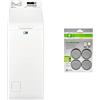 Electrolux EW6T562L Lavatrice Perfect Care 600 a carica dall'alto, 6 kg, tecnologia SensiCare [Classe di efficienza energetica D] & E4WHPA02 Piedini Antivibrazione Universali per Lavatrice, Grigio