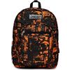 Seven Zaino Scuola Freethink - Nero e Arancione - Doppio scomparto con Porta di Ricarica USB - Ragazzo