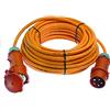 as - Schwabe Cavo di prolunga 25 m H07BQ-F 5G6-400V, 32A, 5-poli, 6h, 22kW - Prolunga Industriale - Per cantiere, giardino - Prolunga CEE robusta per uso esterno - IP44 - Made in Germany, 59623
